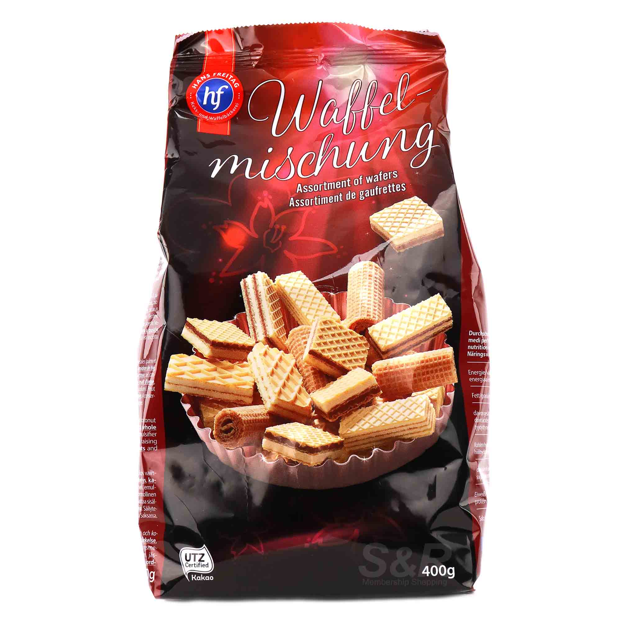 Hans Freitag Assorted Wafers 400g Hans Freitag Assorted Wafers 400g